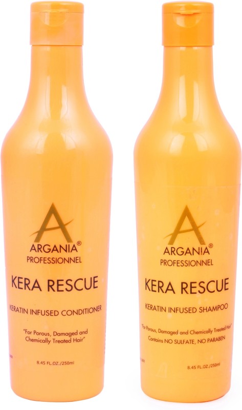 ARGANIA KERA RESCUE CONDITIONER (250 ML) & RESCUE SHAMPOO (250 ML)(500 ml)