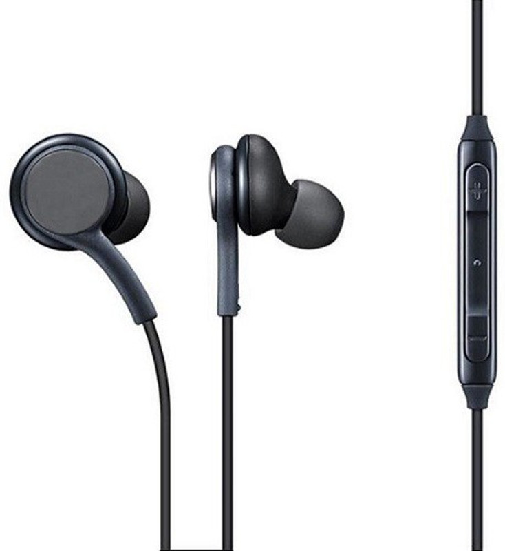pervious Black Earphone With Mic Wired Headset with Mic(Black, In the Ear)