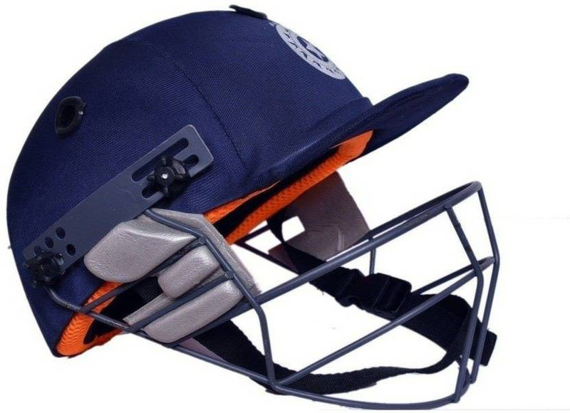 mk sports professional Cricket Helmet(Navy Blue)