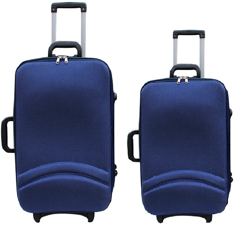 QUBIFT Check-in Suitcase Combo(Blue)