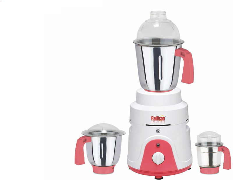 Rallison Appliances Jet RS_22 745 Mixer Grinder(White, 3 Jars)