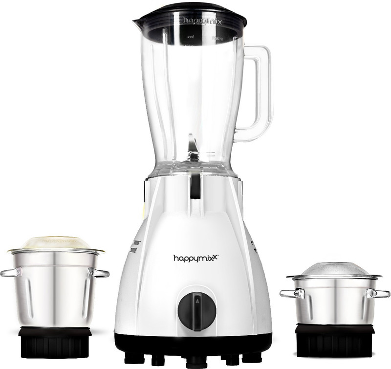 Happymixx Commercial Mixer Grinder - 02 950 Mixer Grinder(White, 3 Jars)