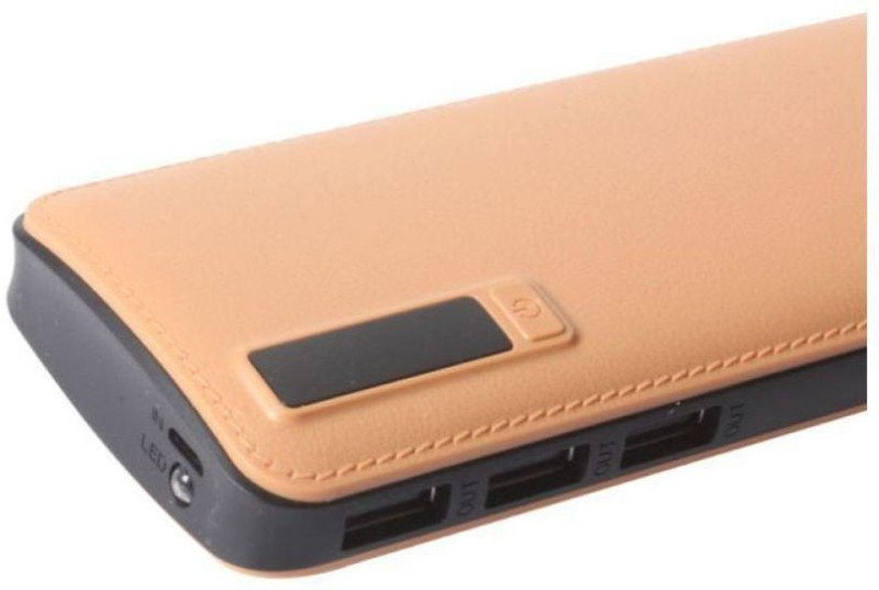 msmi 20000 mAh Power Bank (SUPER BATTERY CHARGER, 3_usb_with torch)(Brown, Lithium-ion)