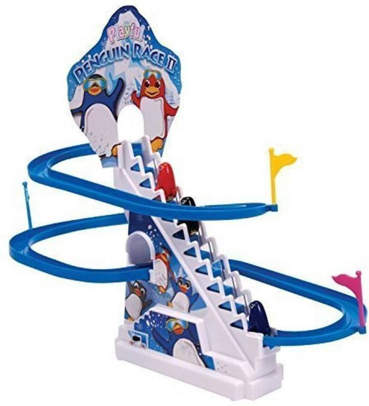 h.b.fashion Dancing Penguin Twinkling Track Set with Lights (Multicolor)(Multicolor)