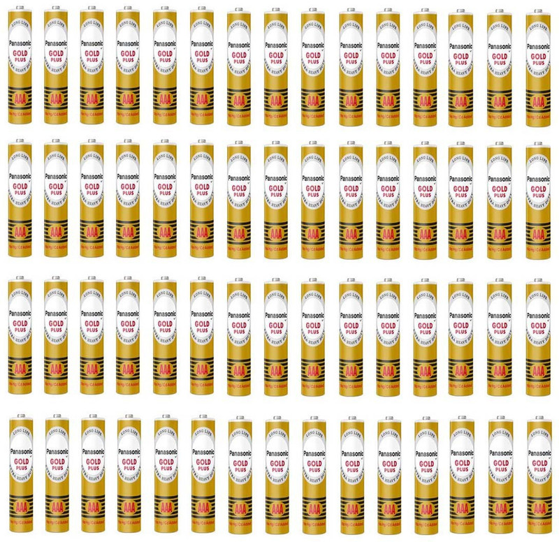 Panasonic AAA GOLDPLUS 1.5V UM-4NG BATTERY (PACK OF 60)  Battery(Pack of 60)