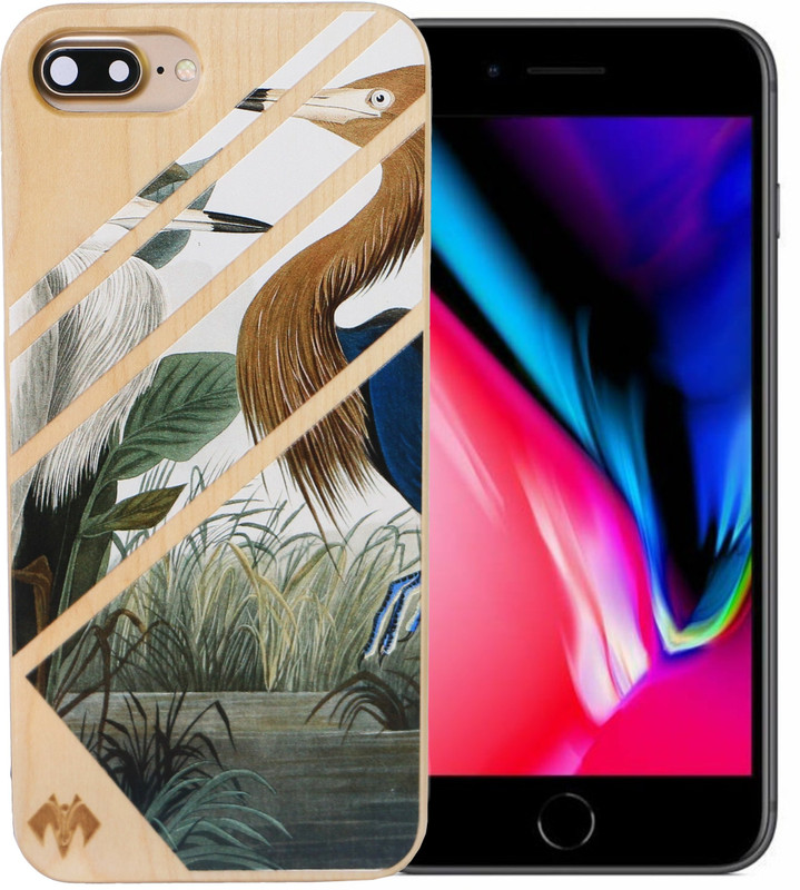 marquee Back Cover for Apple Iphone 8 PLUS /7 PLUS, Natural Wood Back case(Multicolor)