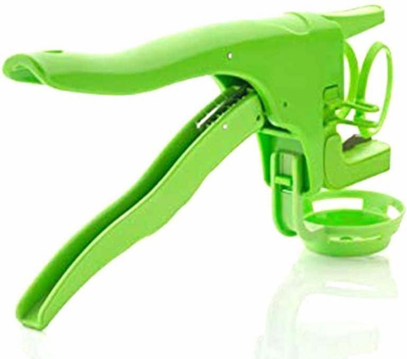 ethniccreations2 Eazy Egg Cracker Egg Breaker/Opener/Cracker with Separator Hotel Modern Kitchen Tool Plastic Egg Separator Set(Green, Pack of 1)