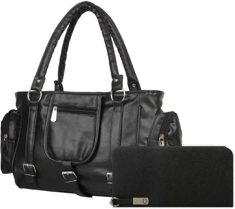 mk alisha Women Black Shoulder Bag