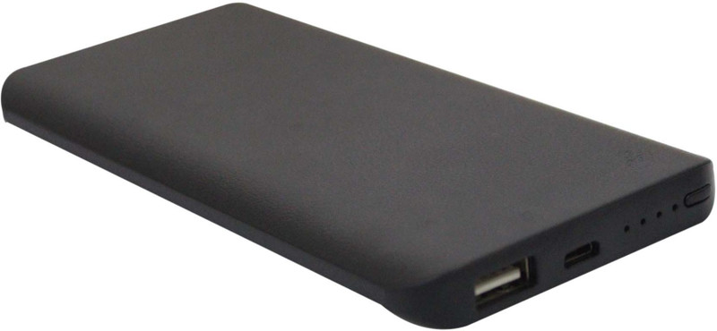 hamine 5000 mAh Power Bank (SM Slim, Portable Battery Charger)(Black, Lithium-ion)
