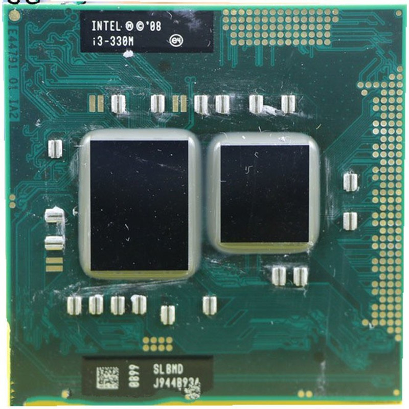 Intel 2.13 GHz PGA 988 Refurbished Core™ i3-330M 1st generation Process for laptop notebook Processor(Green)