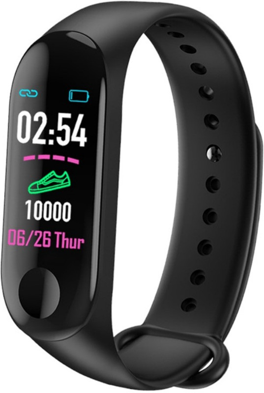 welltech Mileage Blood Pressure Heartrate Monitor(Black Strap, Size : Free)