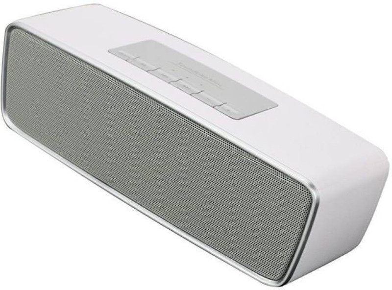 mobifox portable Mini Bluetooth Speaker 3 W Bluetooth  Speaker(Silver, 2.1 Channel)