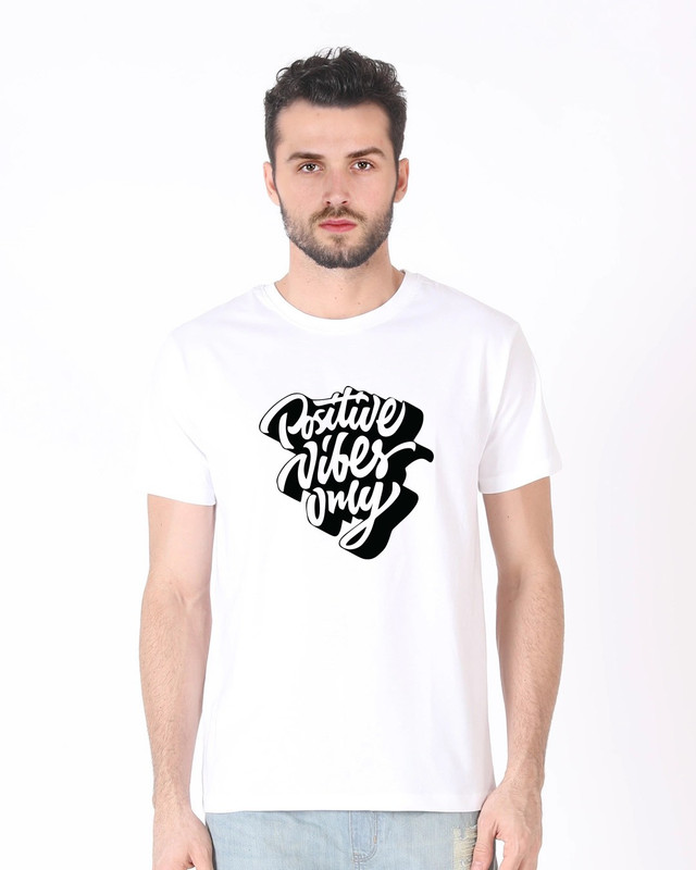 babbarsher Graphic Print Men Round Neck White T-Shirt