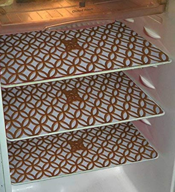 sweet sweat waist trimmer Fridge Mat(Brown)