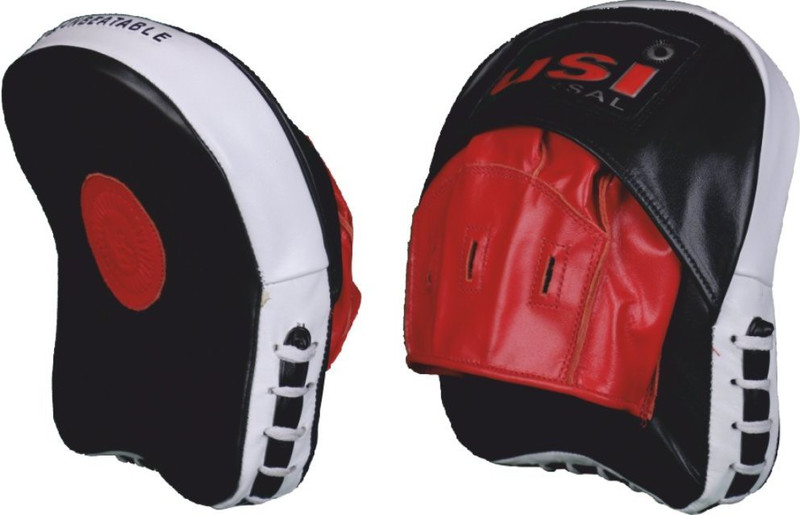 usi Leather Cuban Immortal Big Target Boxing MMA Punch Curved Focus Pad(Multicolor)