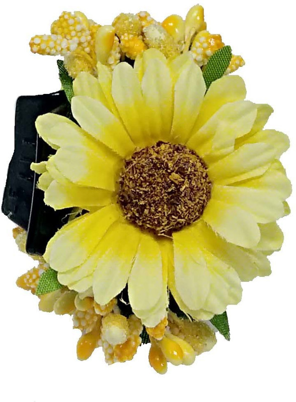 facet world clutcher clip Hair Claw(Yellow)