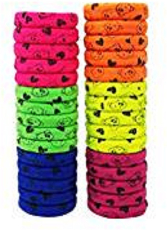 styling fashion Rubber Band Multi-Colour Pony Round Rubber Band(Multicolor)