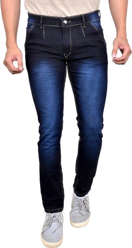 moudlin Slim Men Black Jeans