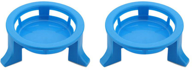 MARWELL KITCHENWARE Multipurpose Matka Stand Plastic Blue Set of 2 Plastic Kitchen Rack(Blue)