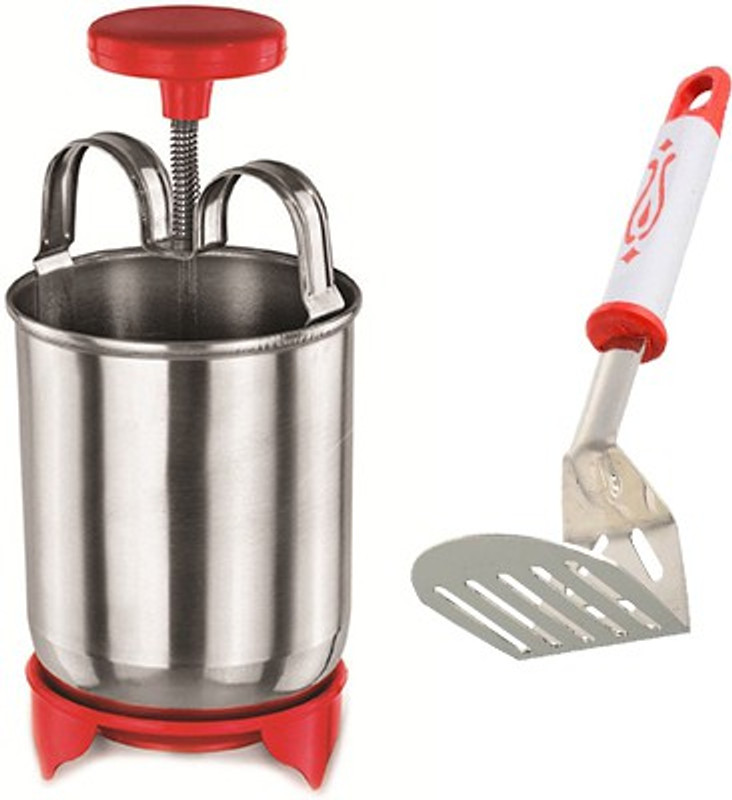 qikksecommerce A - 128 & 315 Meduwada Maker & Potato Masher Multicolor Kitchen Tool Set(Multicolor)