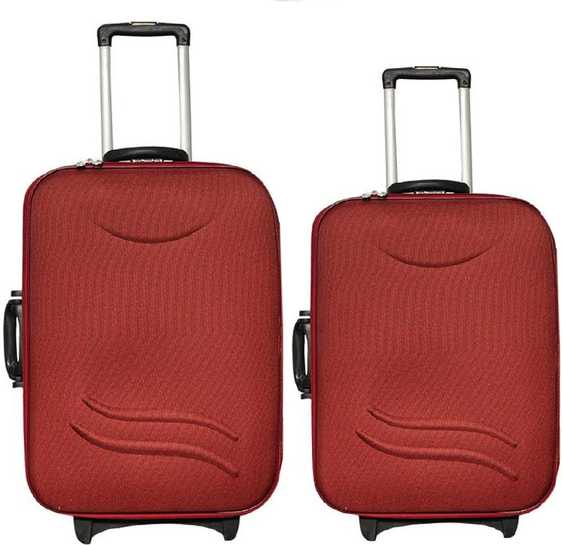 KAAZZ Check-in Suitcase Combo(Red)