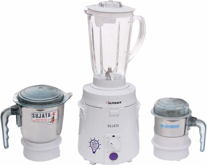 SUJATA 1 CFHBJM 420 Mixer Grinder(White, 3 Jars)