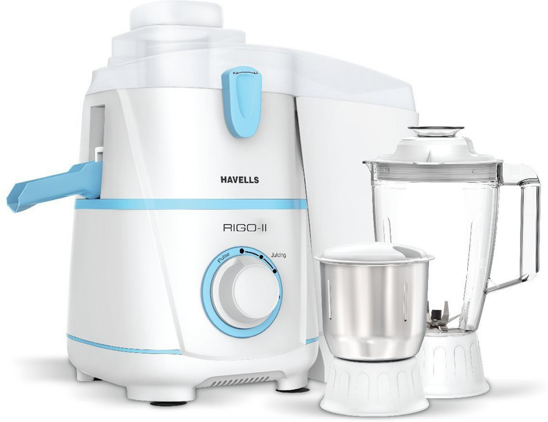 Havells 1 GVBHJ 420 Mixer Grinder(White, 2 Jars)