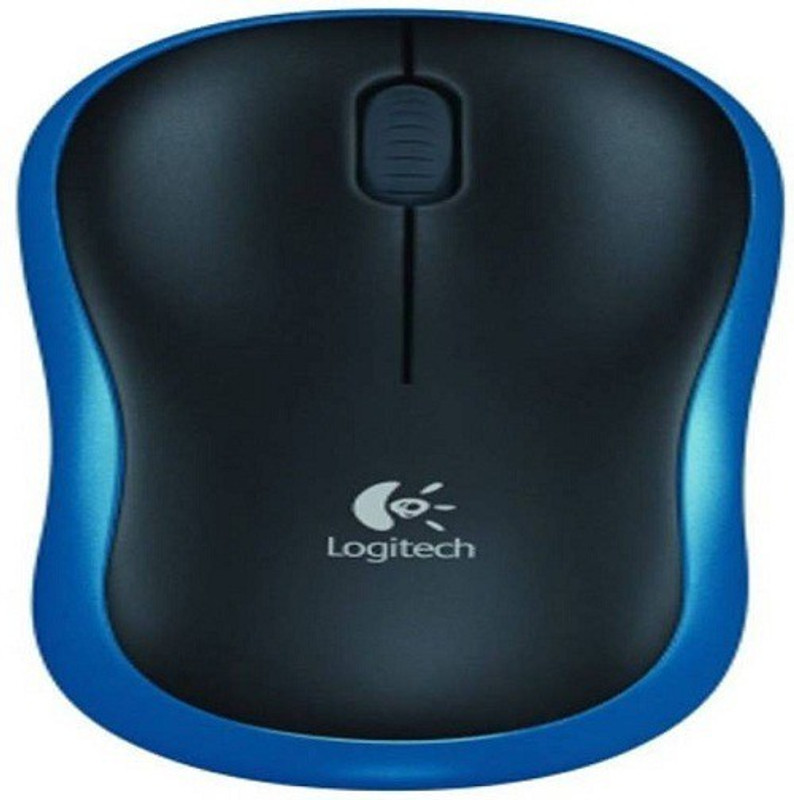 Logitech M185-Blue Wired Optical Gaming Mouse(USB 2.0, Blue)