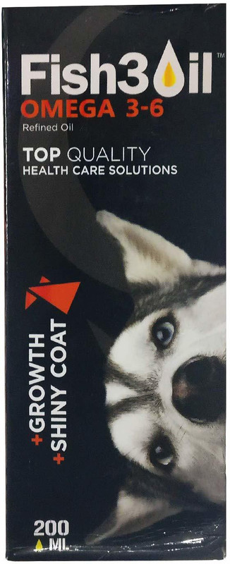 genesisomega Fish3oil Omega 3-6 Refined Oil for Pets Pet Health Supplements(200 ml)