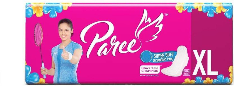 paree Super Soft Extra Wide XL 20 Pad Sanitary Pad Sanitary Pad