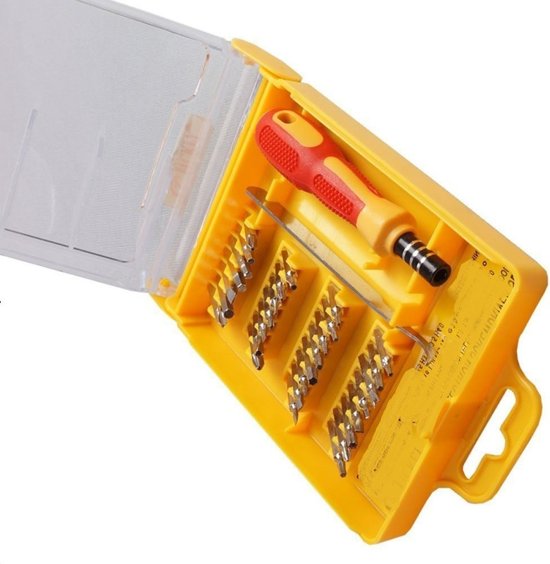 aryshaa Magnetic 32 in 1 Screwdriver Toolkit for Laptops and Mobiles Repairing Standard Screwdriver Set(Pack of 1)