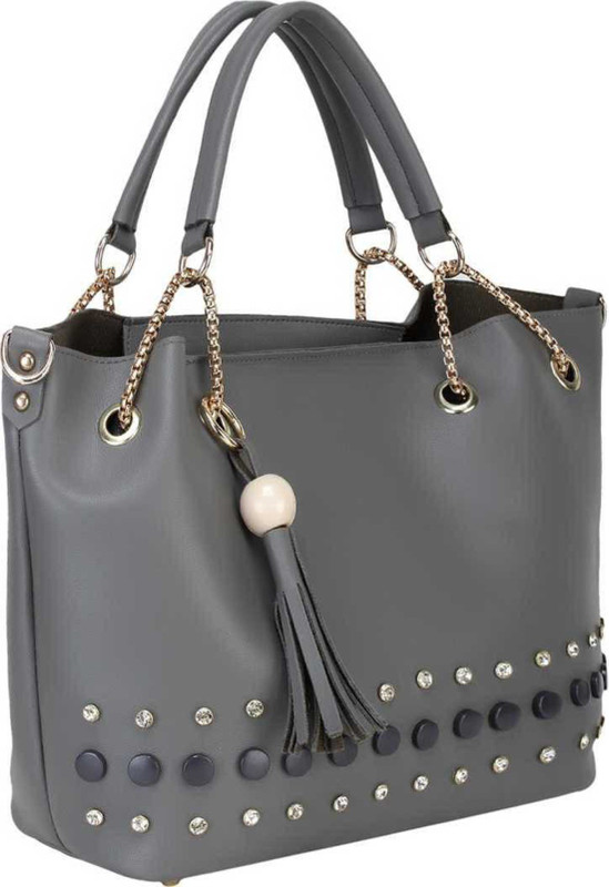 naaz collections NC0066GREYSTONE Grey Sling Bag