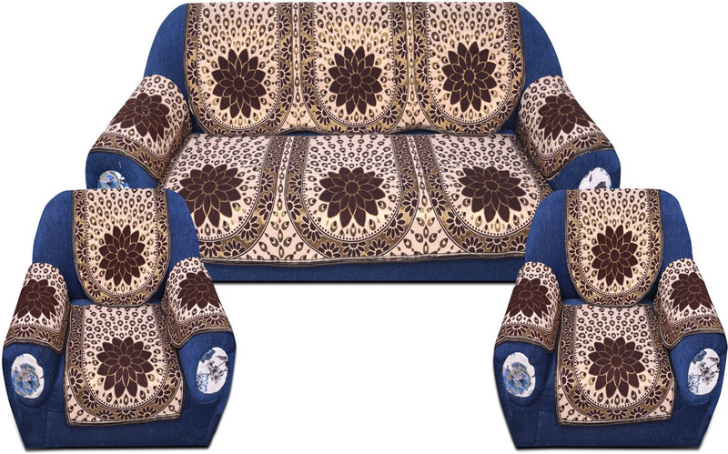 manvicreations Cotton Sofa Cover(Multicolor Pack of 16)