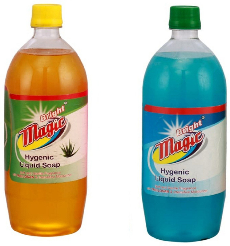 bright magic Hygeinic Soft And Gentle Liquid soap pack of 2(2 x 1000 g)