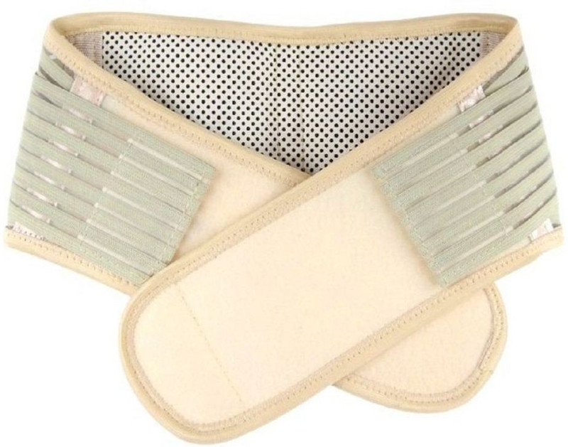 venja Adjustable Elastic Self-heating Magnetic Therapy Back Support Back & Abdomen Support(Beige)
