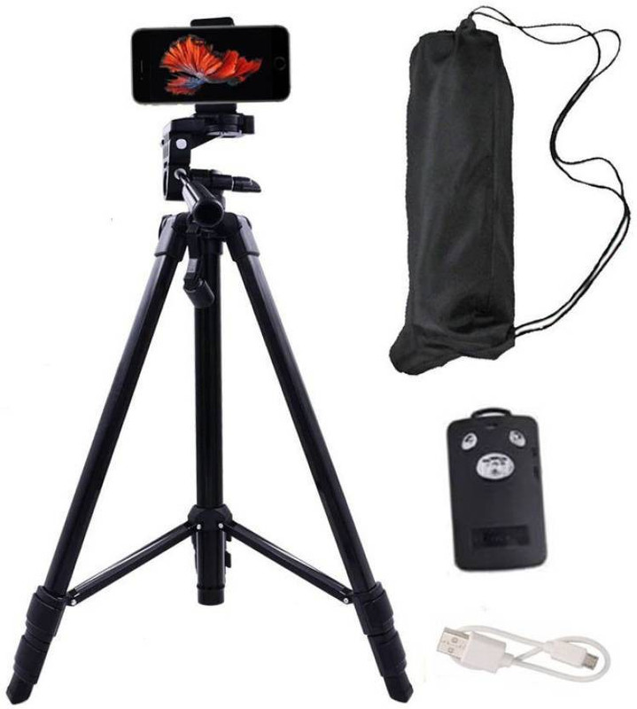 pholor Tripod-3388 high quality Tripod Kit Tripod(Black, Supports Up to 3000 g)