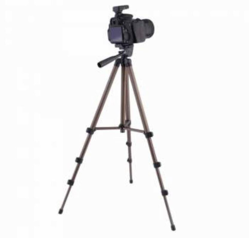 pholor 3130 Aluminum Tripod (50-Inch) Tripod, Tripod Kit Tripod(golden, Supports Up to 1500 g)