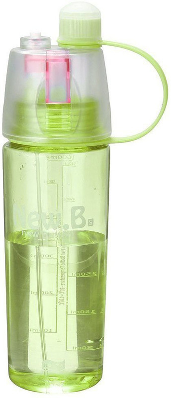 eastern club Mist Water Bottle 600 ml Water Bottle(Set of 1, Green)