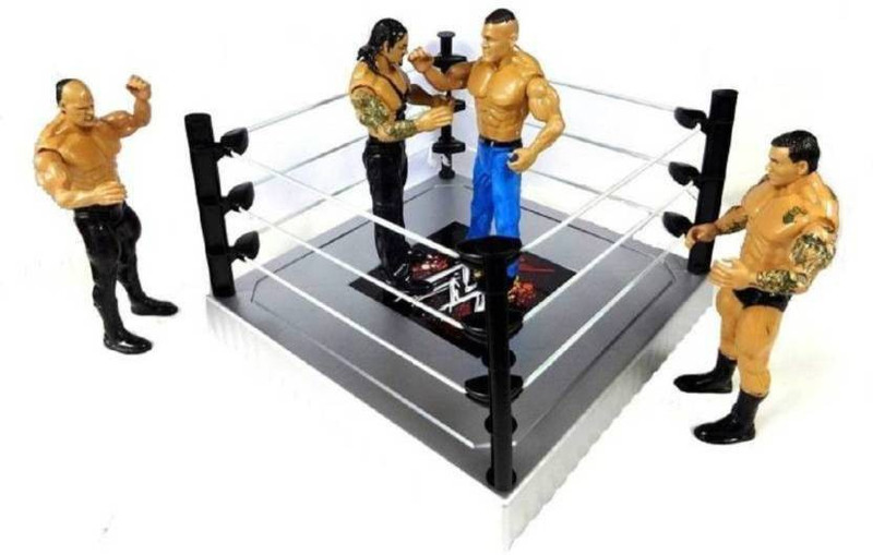 dmte WWE Fighting Heroes Wrestling Toy Kit(Multicolor)