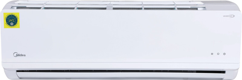 Midea 1 Ton 5 Star Split Inverter AC - White(12K 5 Star Santis Pro Ryl Inverter R32 (MI004) / 12K 5 Star Inverter R32 ODU (MI004), Copper Condenser)