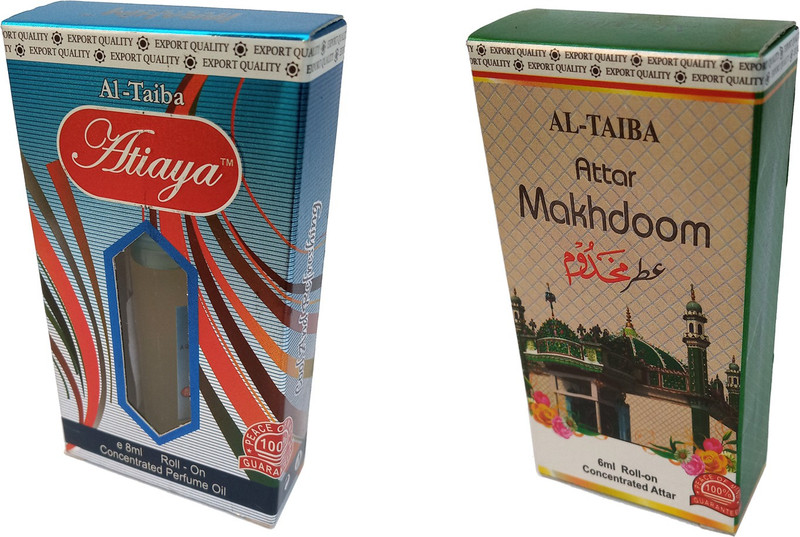Altaiba Atiaya 8ml and Makhdoom 6ml Pack of 2 Floral Attar(Floral)