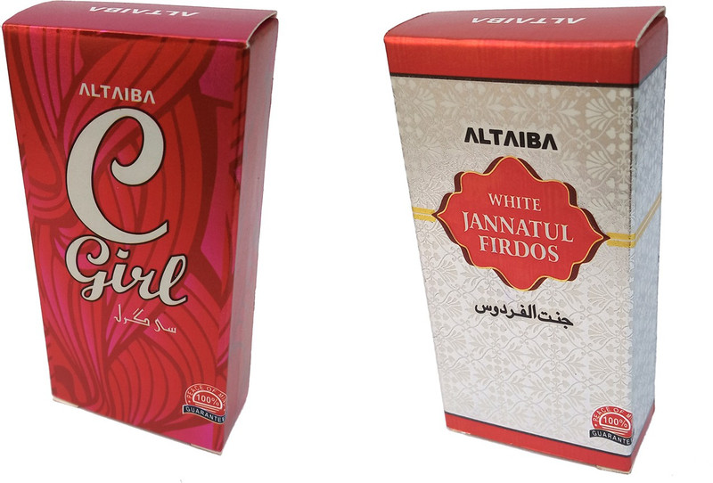 Altaiba C Girl 6ml and White Jannatul Firdaus 6ml Floral Attar(Floral)