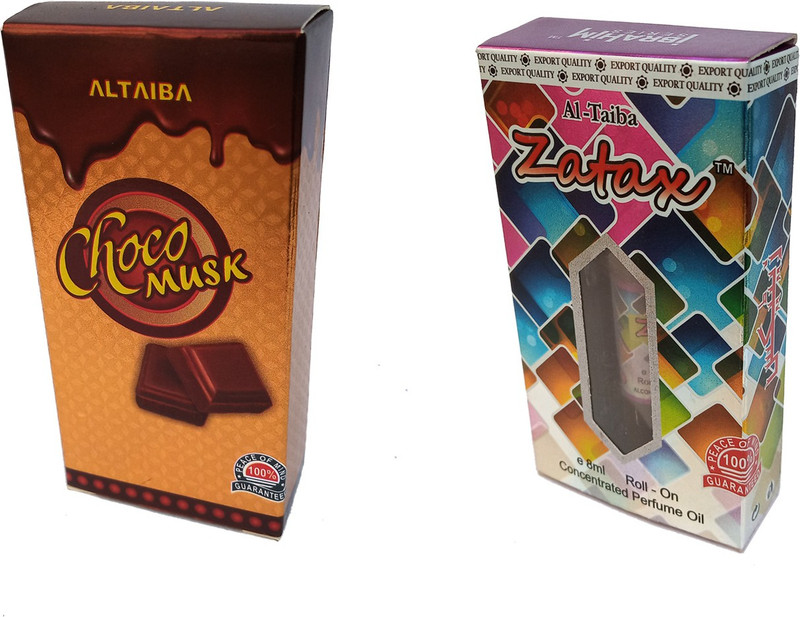 Altaiba Choco Musk 6ml and Zatax 8ml Pack of 2 Floral Attar(Floral)