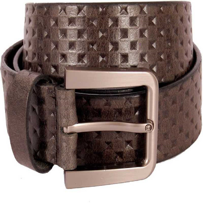 Casanova Men Casual Brown Genuine Leather Belt