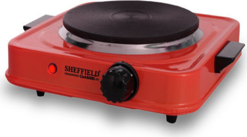 SHEFFIELD CLASSIC 1500 Watt Red Electric Cooking Heater(1 Burner)