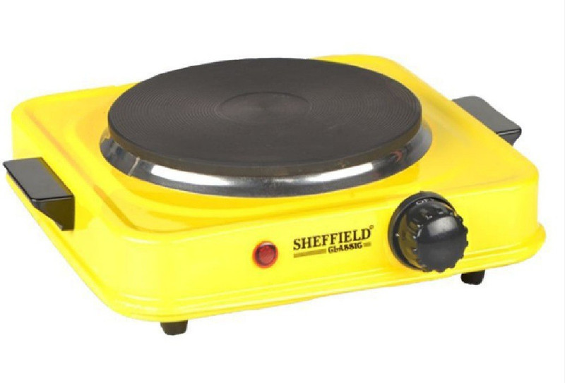 SHEFFIELD CLASSIC 1500 Watt Yellow Electric Cooking Heater(1 Burner)