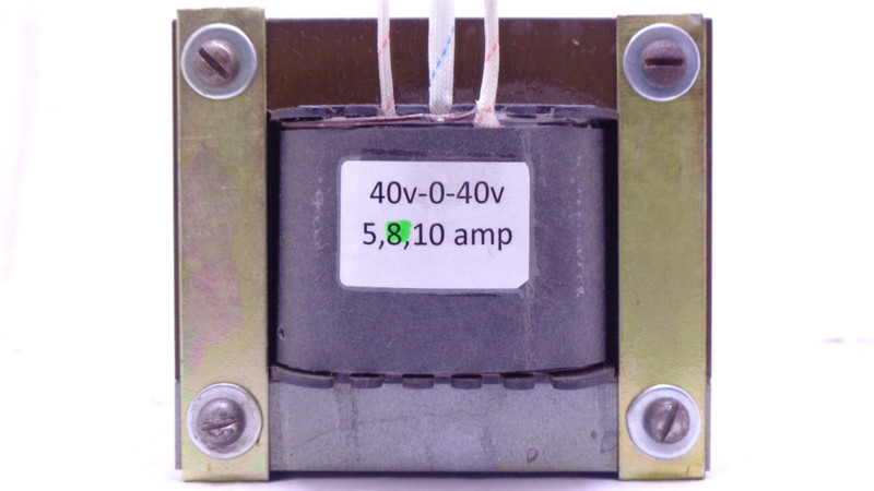 soumili enterprise 40v-0-40v 8amp with 12v-0-12v 1amp copper stepdown transformer. Power Supply Electronic Hobby Kit
