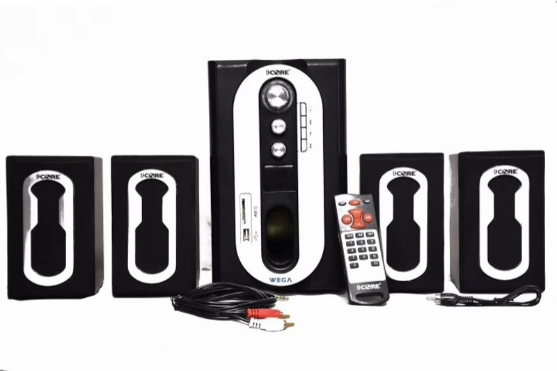 9 core Home Theater System WEGA Series 60 W Bluetooth Home Theatre(Black, 4.1 Channel)