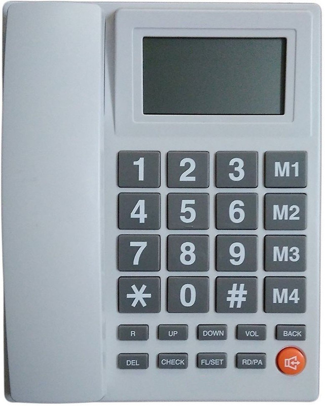 venja A1 Cordless Landline Phone(Grey)