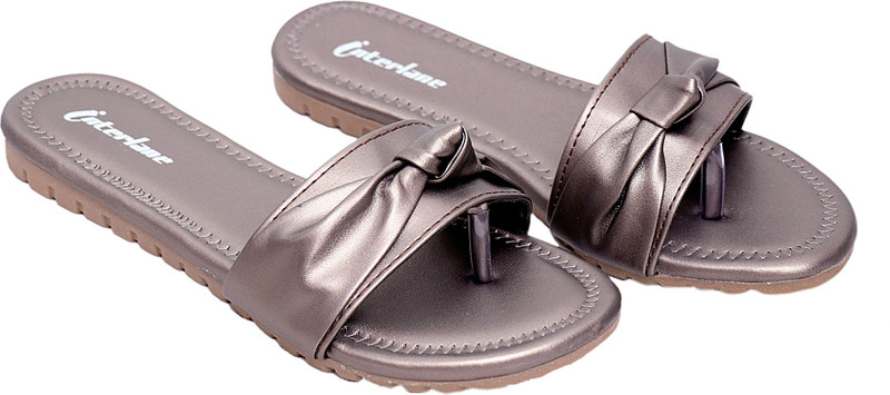 interlane Women Grey Flats